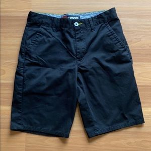 Mens Tony Hawk Black Khaki shorts, size 30
